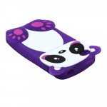 Wholesale iPhone 4 4S 3D Panda Bear Case (Purple)